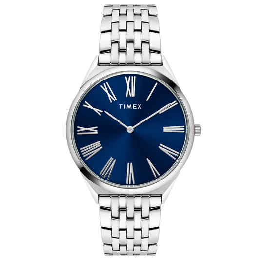 TIMEX Round Blue Dial Analog Men's Watch - TWEG27901