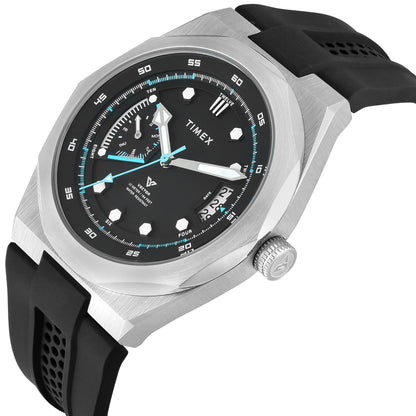 TIMEX Vector Round 43mm Black Dial Analog Watch  - For Men TWEG31000