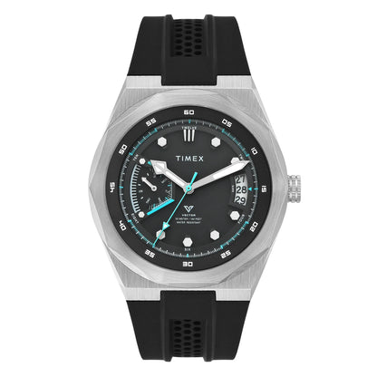 TIMEX Vector Round 43mm Black Dial Analog Watch  - For Men TWEG31000
