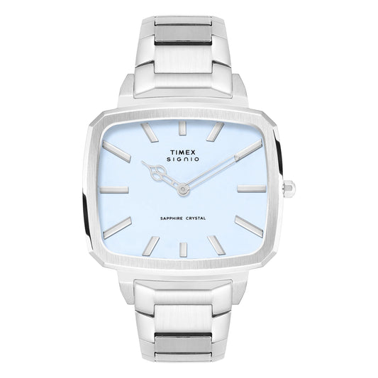 Timex Signio Square 41mm Blue Dial Analog Men Watch - TWEG34101