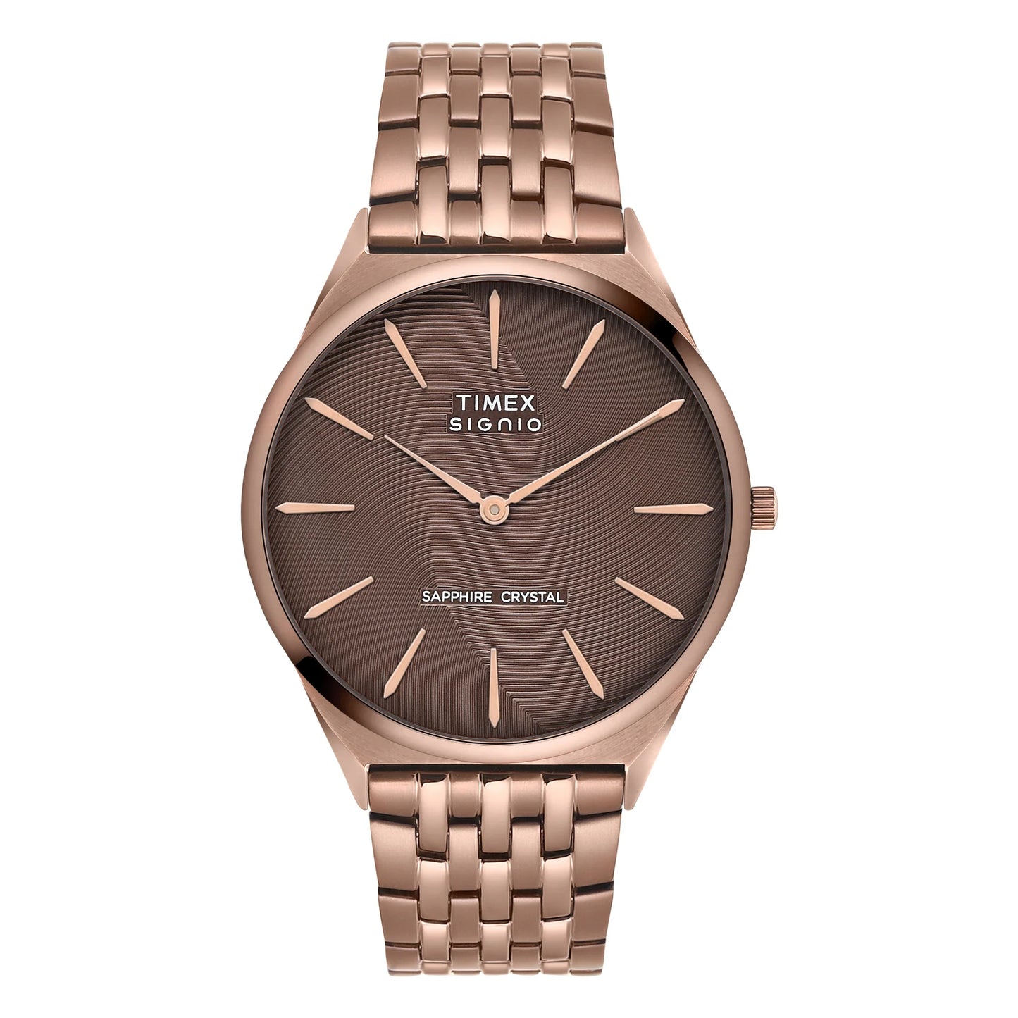 Timex Signio Round 40mm Brown Dial Analog Men Watch - TWEG34202