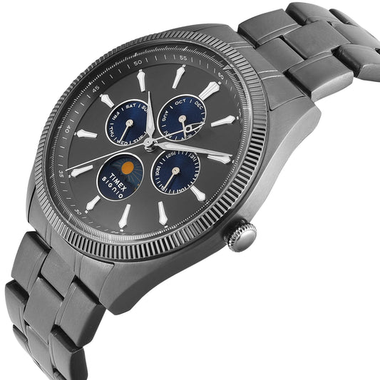 Timex Signio Round 43mm Gunmetal Dial Analog Men Watch - TWEG34400