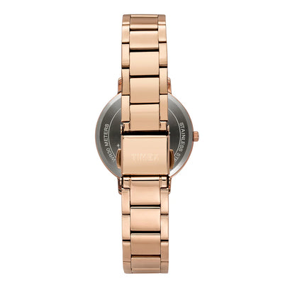 TIMEX Brown Round Dial Analog Women's Watch - TWEL18721