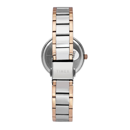 TIMEX Silver Round Dial Analog Women's Watch - TWEL18723