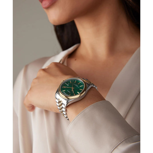 TIMEX TREND Green Round Dial Analog Women's Watch - TWEL21400