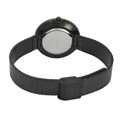 TIMEX Women Black Round Dial Analog Watch - TWEL21503