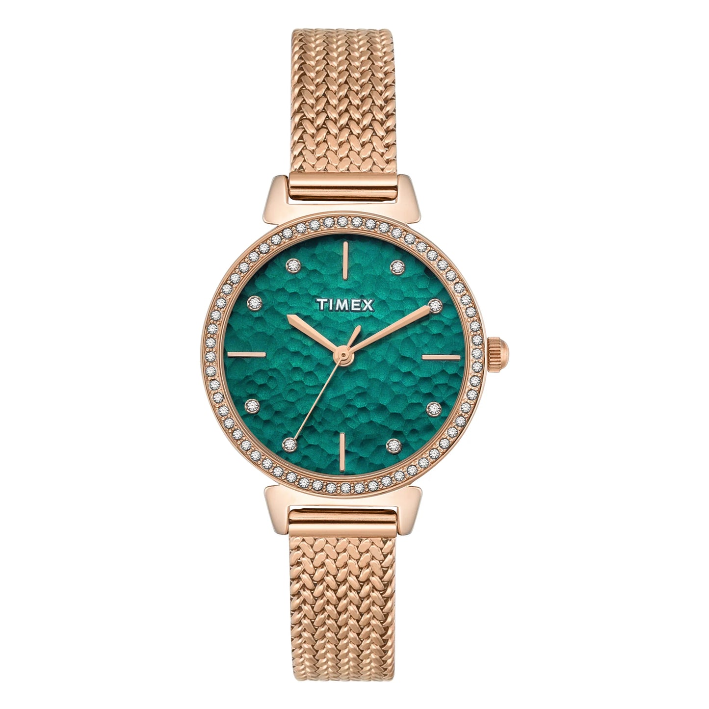 Timex Trendline Round 32mm Teal Dial Analog Women Watch - TWEL22305