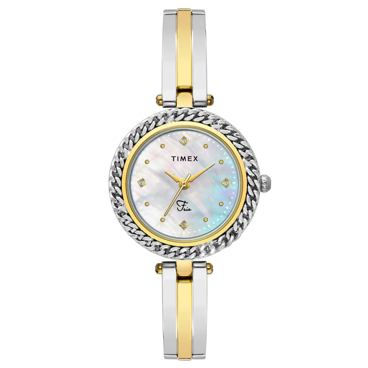 TIMEX Fria White Round Dial Analog Women's Watch - TWEL24101
