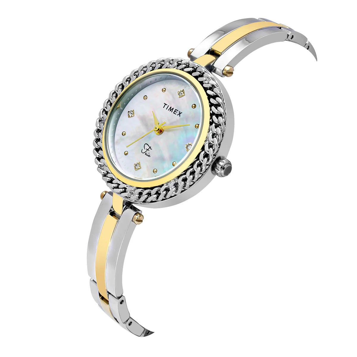 TIMEX Fria White Round Dial Analog Women's Watch - TWEL24101