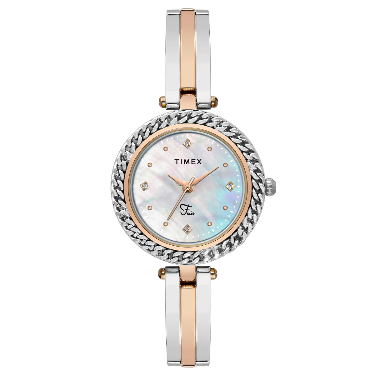 TIMEX Fria White Round Dial Analog Women's Watch - TWEL24102