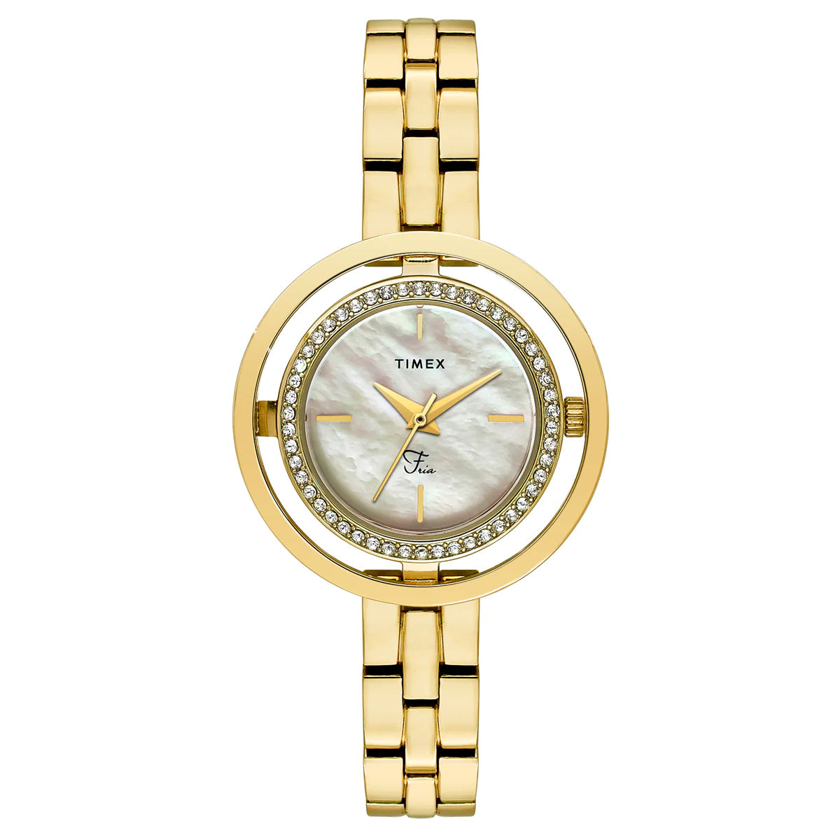 TIMEX Fria White Round Dial Analog Women's Watch - TWEL24301