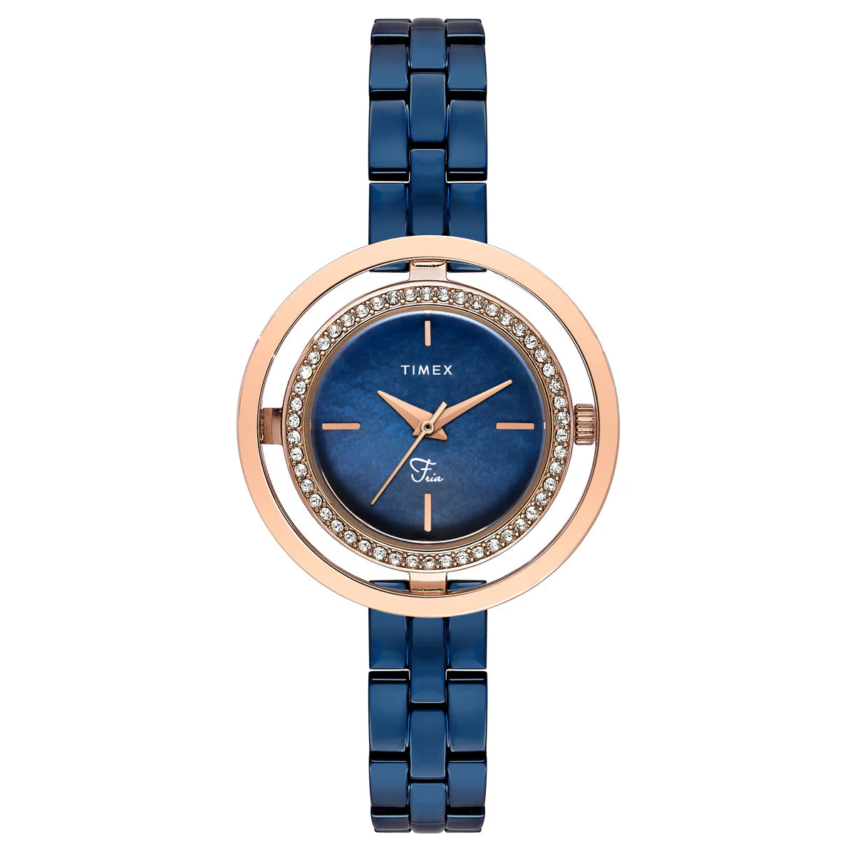 TIMEX Fria Blue Round Dial Analog Women's Watch - TWEL24302