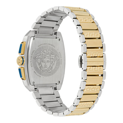 Versace Dominus Gold Rectangular Dial Quartz Men Watch - VE6H00723