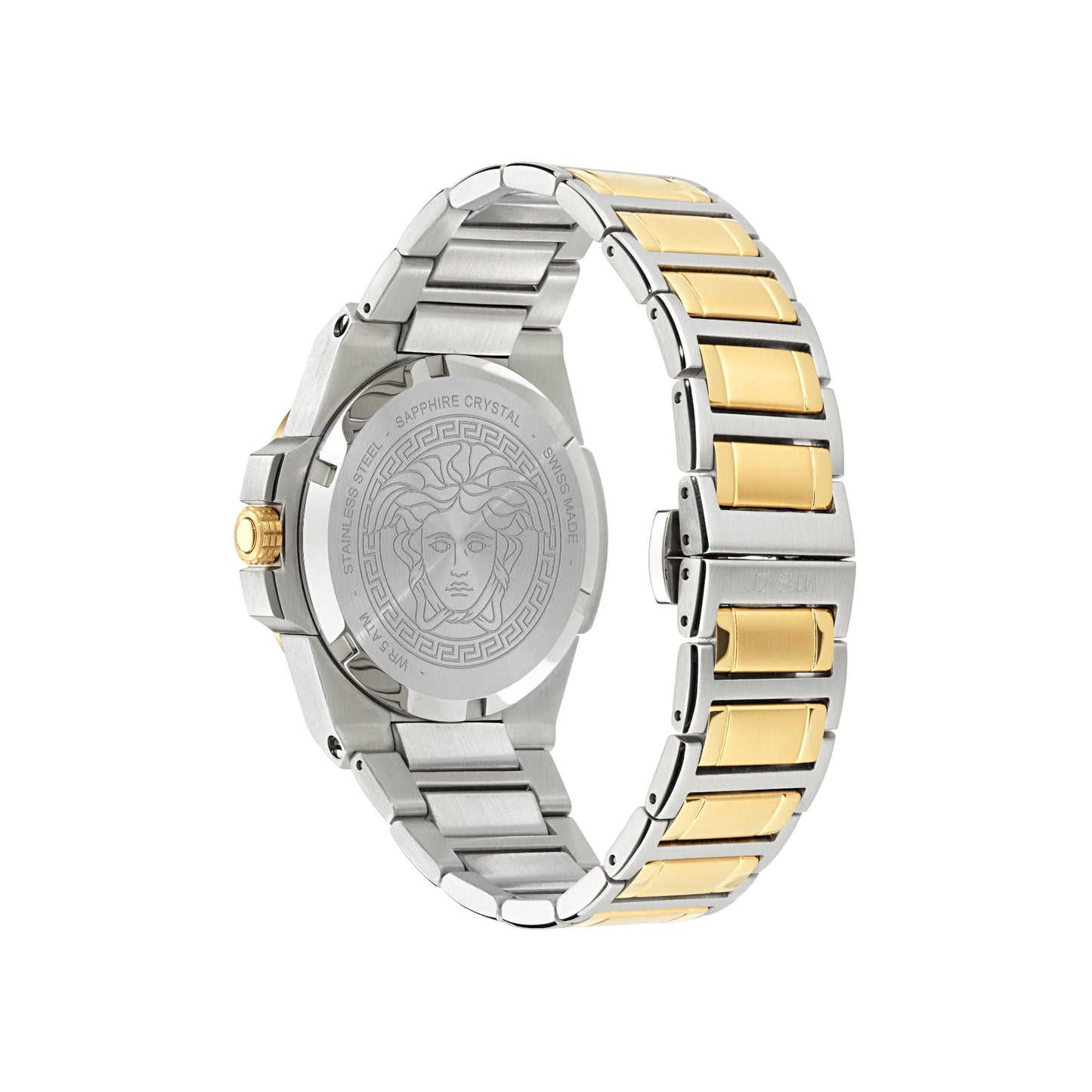 Versace Green Round Dial Quartz Analog Women Watch - VE7B00323