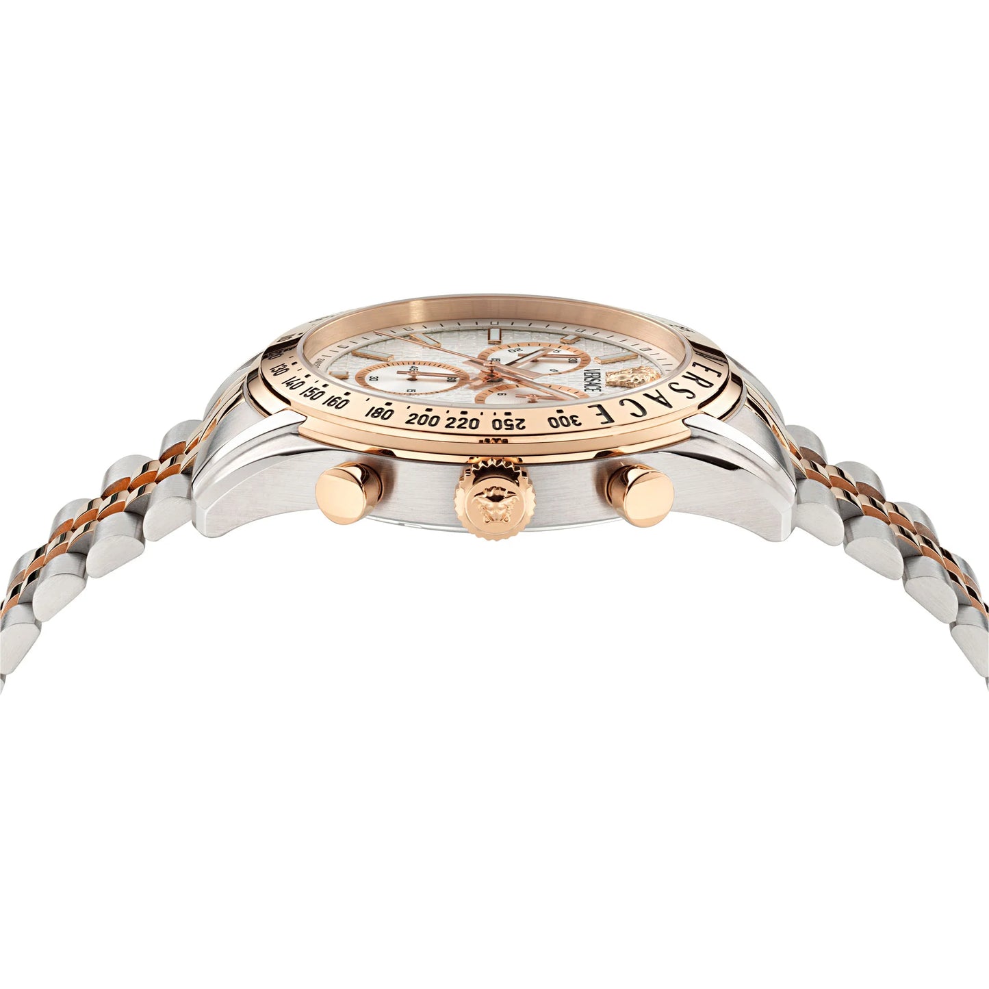 Versace Chrono Master White Round Dial Quartz Analog Men Watch VE8R00424