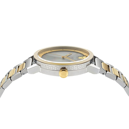 Versace V Helix Green Round Dial Quartz Analog Men Watch VE9G00324