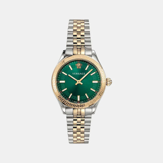 Versace Women's Green Analog Stainless Steel Watch VEHU00420