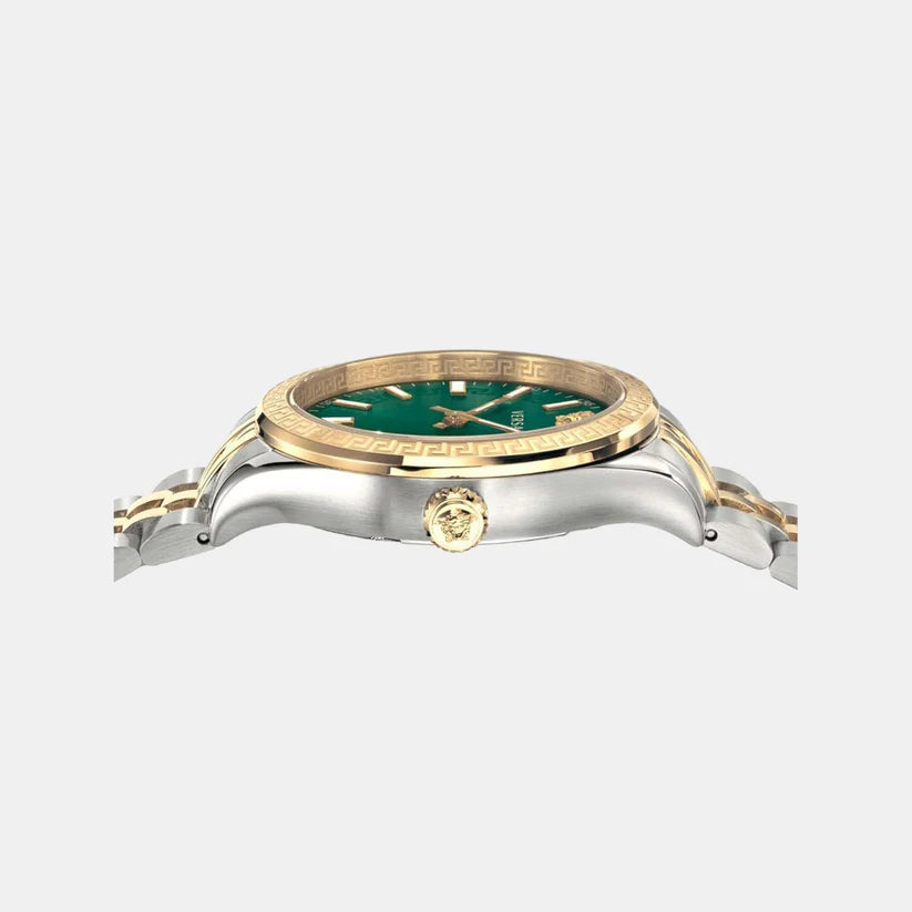 Versace Women's Green Analog Stainless Steel Watch VEHU00420