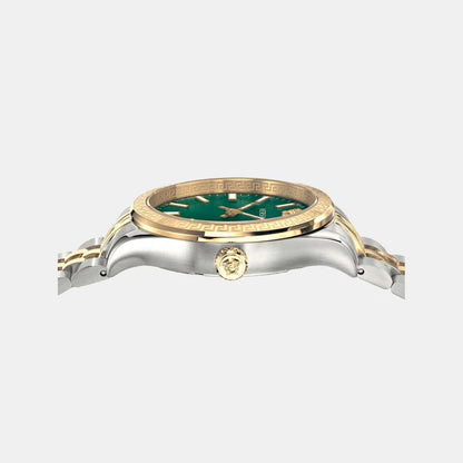 Versace Women's Green Analog Stainless Steel Watch VEHU00420