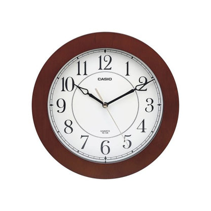 Casio WCL13 IQ-126-5DF Wall Clock ÃƒÆ’Ã‚Â¢Ã¢â€šÂ¬Ã…Â¡Ã‚Â¬Ã¢â‚¬Å¡Ã‚Â¬Ãƒâ€¦Ã¢â‚¬Å“ Dark Brown Wood