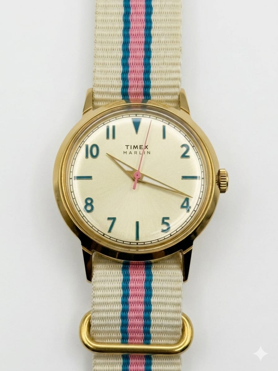 TIMEX Marlin 34MM Fabric Strap Watch Men - TW2Y49800UJ