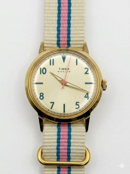 TIMEX Marlin 34MM Fabric Strap Watch Men - TW2Y49800UJ