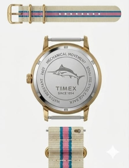 TIMEX Marlin 34MM Fabric Strap Watch Men - TW2Y49800UJ