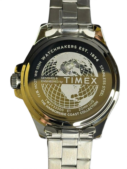 TIMEX HARBORSIDE COAST MULTIFUNCTION 43MM  STAINLESS STEEL BRACELET WATCH TW2Y33300UJ