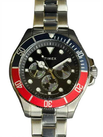 TIMEX HARBORSIDE COAST MULTIFUNCTION 43MM  STAINLESS STEEL BRACELET WATCH TW2Y33300UJ