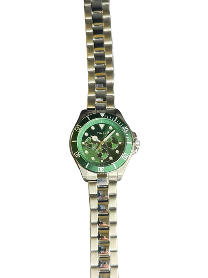 TIMEX HARBORSIDE COAST MULTIFUNCTION 43MM  STAINLESS STEEL BRACELET WATCH TW2Y33200UJ