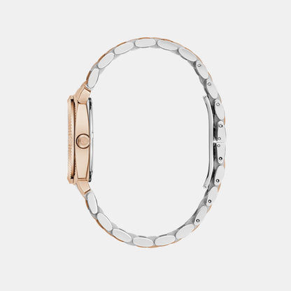 Flair Coussin Women Quartz White Dial Analog Stainless Steel Watch Z44003L1MF