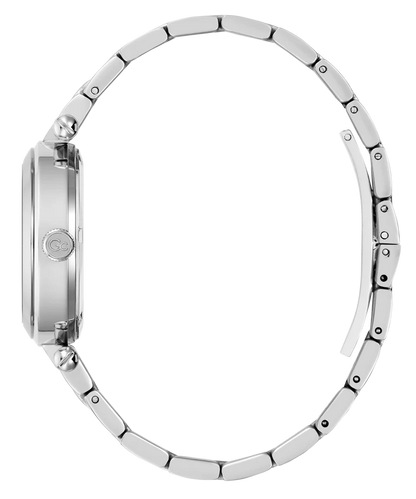 Gc TopChic Mid Size Metal Stainless Steel White Dial Womens Watch Z63001L1