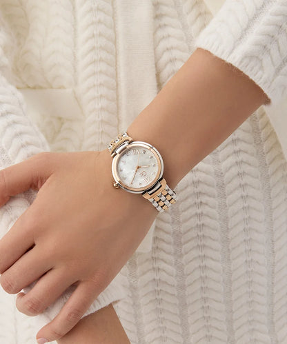 White Round Dial Analog Women's Watch - Z64001L1