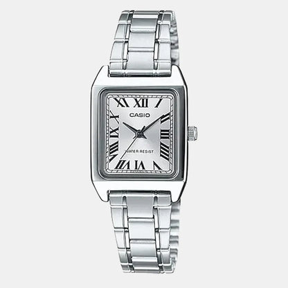 Casio Enticer Women Quartz Silver Dial Analog Stainless Steel Watch A2282