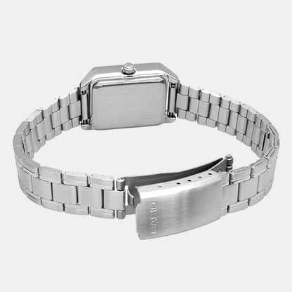 Casio Enticer Women Quartz Silver Dial Analog Stainless Steel Watch A2282