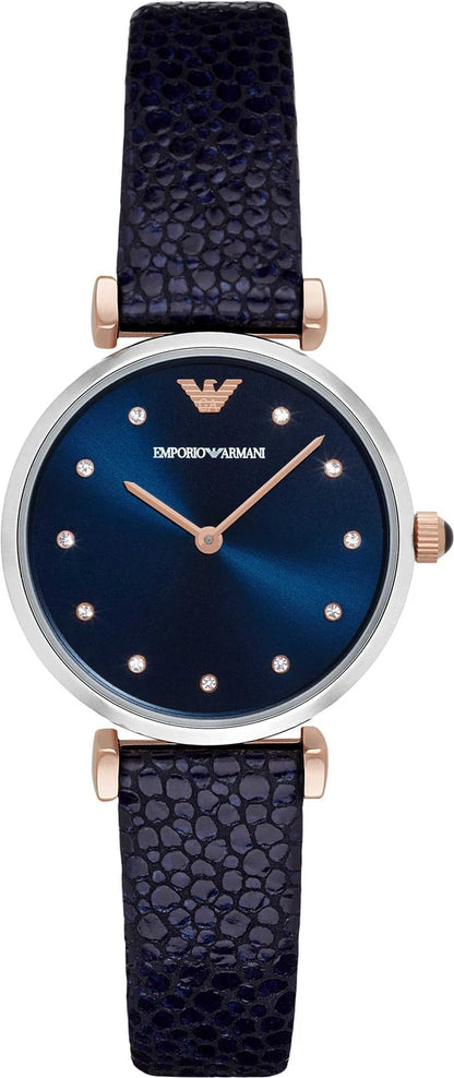 Emporio Armani GIANNI T-B Women Navy Blue Analogue Watch AR1989
