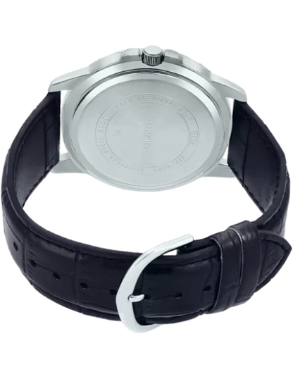 Enticer Men Quartz Black Dial Analog Leather Watch A1371