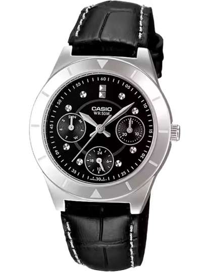 Casio Enticer Black Dial Women's Watch - LTP-2083L-1AVDF (A531)