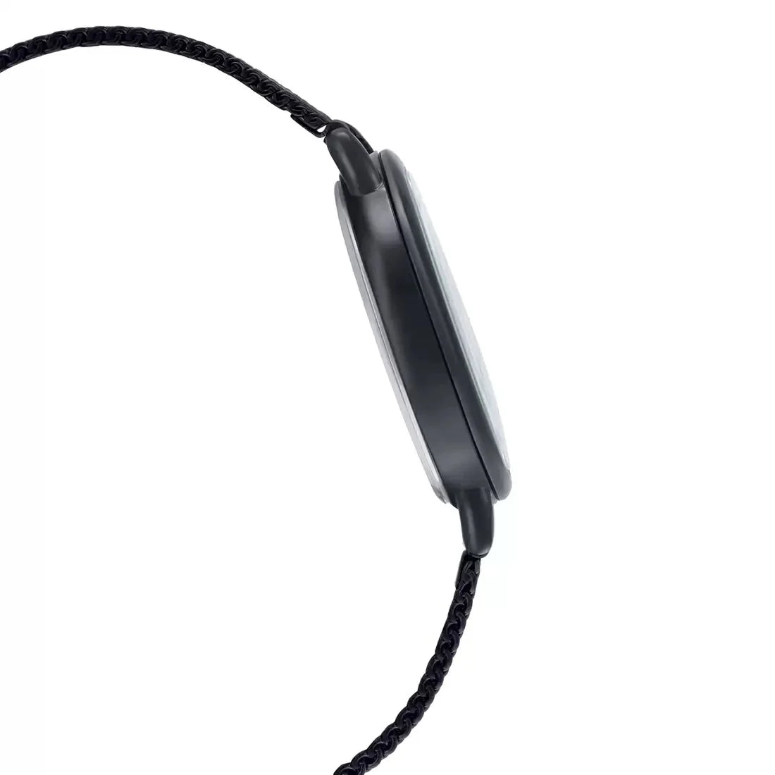 Casio Enticer Black Analog Stainless Steel Mesh Band, LTP-E413MB-1ADF-A1798
