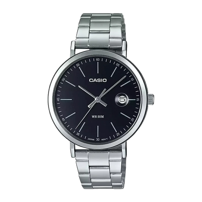 Casio Enticer Silver Analog Stainless Steel Band, MTP-E175D-1EVDF-A1831