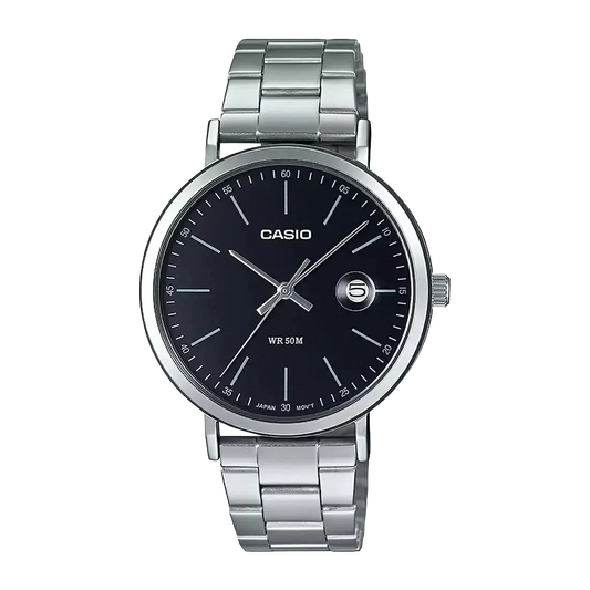 Casio Enticer Silver Analog Stainless Steel Band, MTP-E175D-1EVDF-A1831