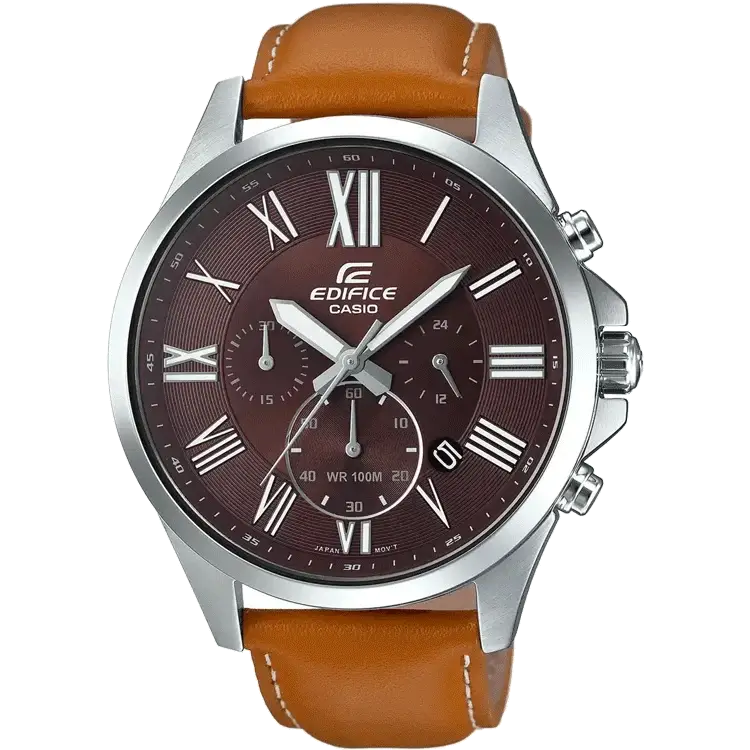 Casio Edifice Analog Brown Dial Men's Watch-EFV-500L-5AVUDF (EX320)