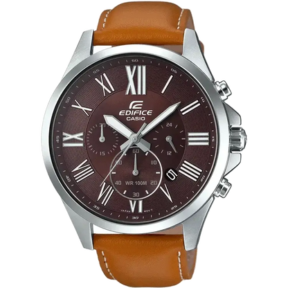 Casio Edifice Analog Brown Dial Men's Watch-EFV-500L-5AVUDF (EX320)