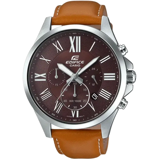 Casio Edifice Analog Brown Dial Men's Watch-EFV-500L-5AVUDF (EX320)