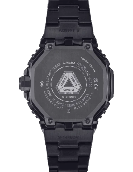 G-Shock Men Quartz Black Dial Chronograph Stainless Steel Watch G1632