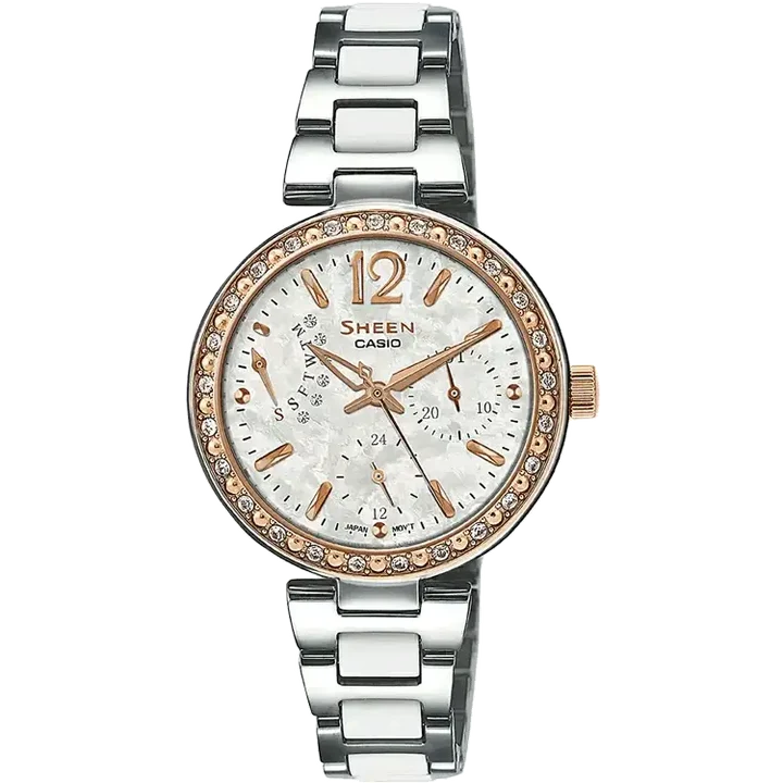 Casio Sheen SHE-3042SG-7AUDR (SX159) Rose Gold Women's Watch