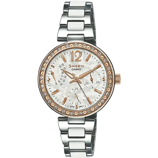 Casio Sheen SHE-3042SG-7AUDR (SX159) Rose Gold Women's Watch