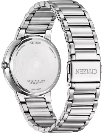 Citizen Men Quartz Green Dial Analog Stainless Steel Band Watch BI5120-51X