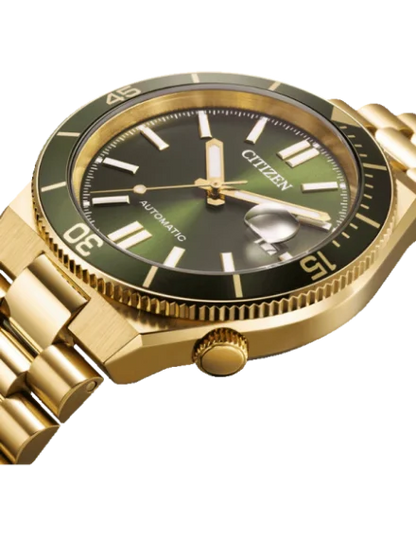 Citizen Men's Watch Tsuyosa Shore Automatic with Stainless Steel Strap and Sapphire Glass 10 ATM