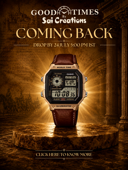 Casio Royal Unisex Adult AE-1200WHL-5AVEF (D383) Quartz Analog Dress Watch with Leather Strap